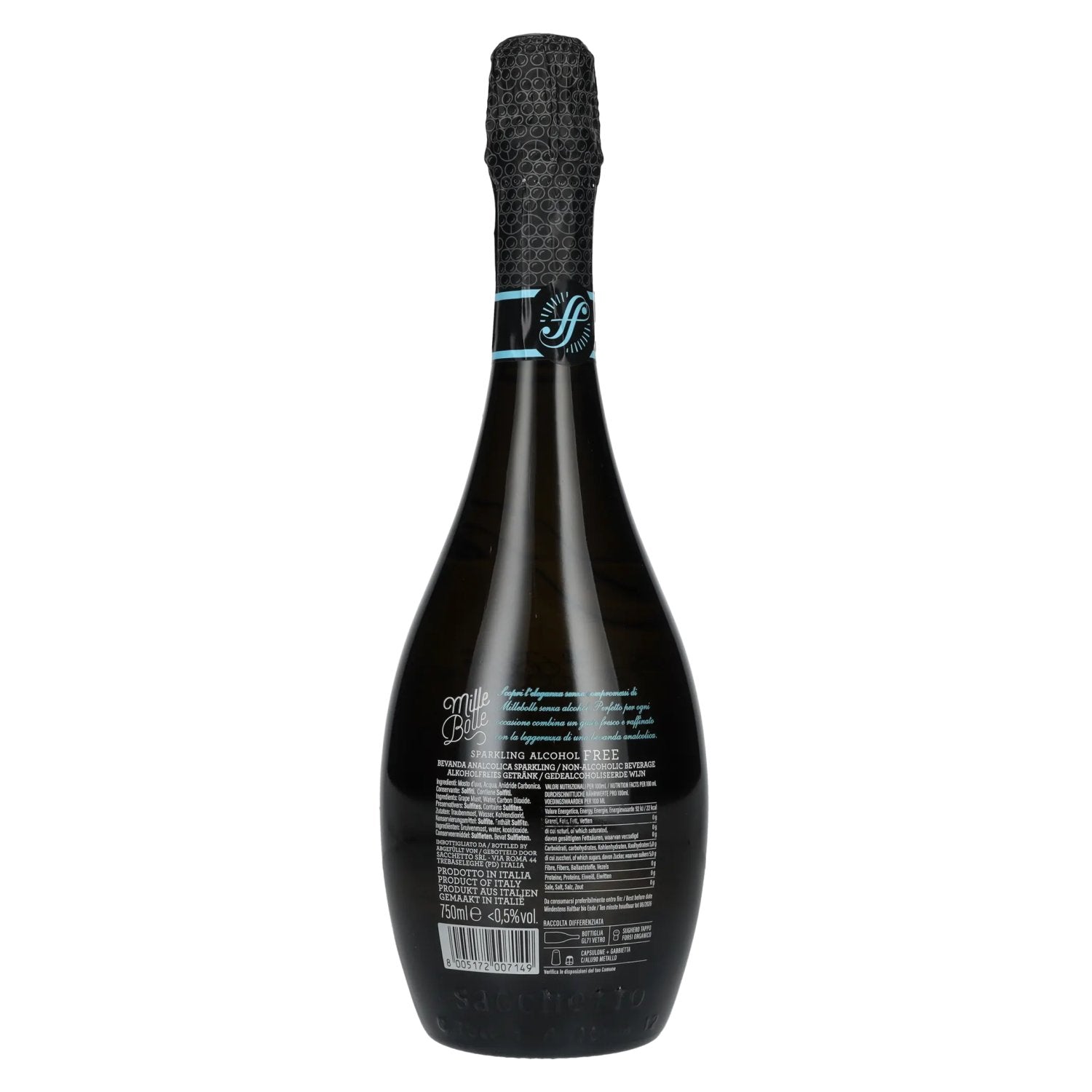 Sacchetto Miller Sparkling Alcoholvrij 0.75l