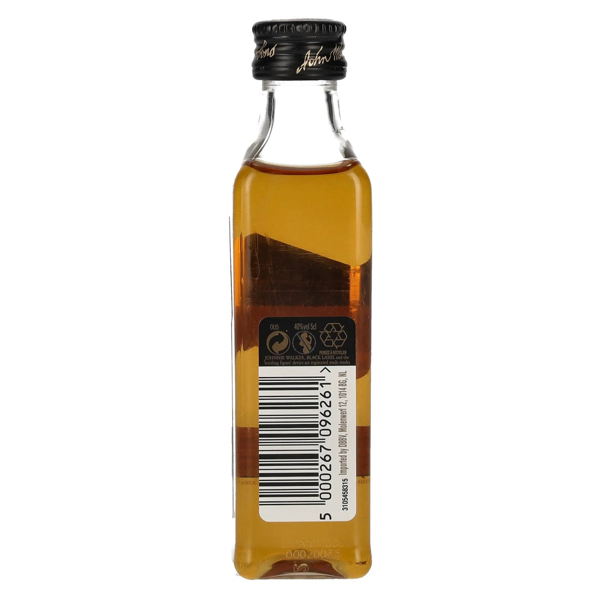 Johnnie Walker BLACK LABEL 12 Years Old Blended Scotch Whisky PET 40% ABV 0.05 l