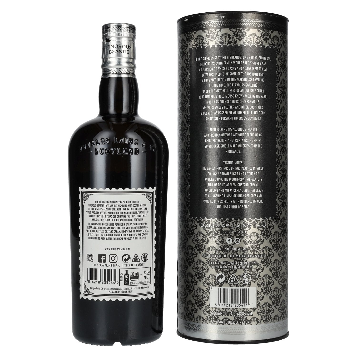 Douglas Laing TIMOROUS BEASTIE 10 Years Old Small Batch Release 46,8% Vol. 0,7l in geschenkverpakking