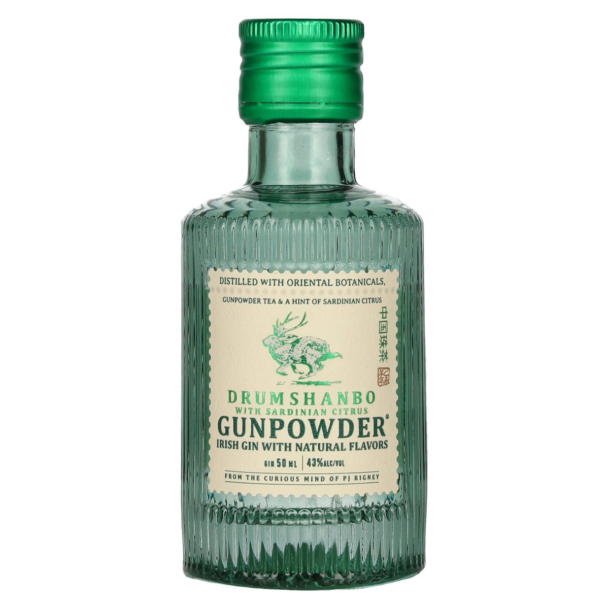 Drumshanbo Gunpowder Irish Gin met Sardijnse citrusvruchten 43% vol. 0,05 l