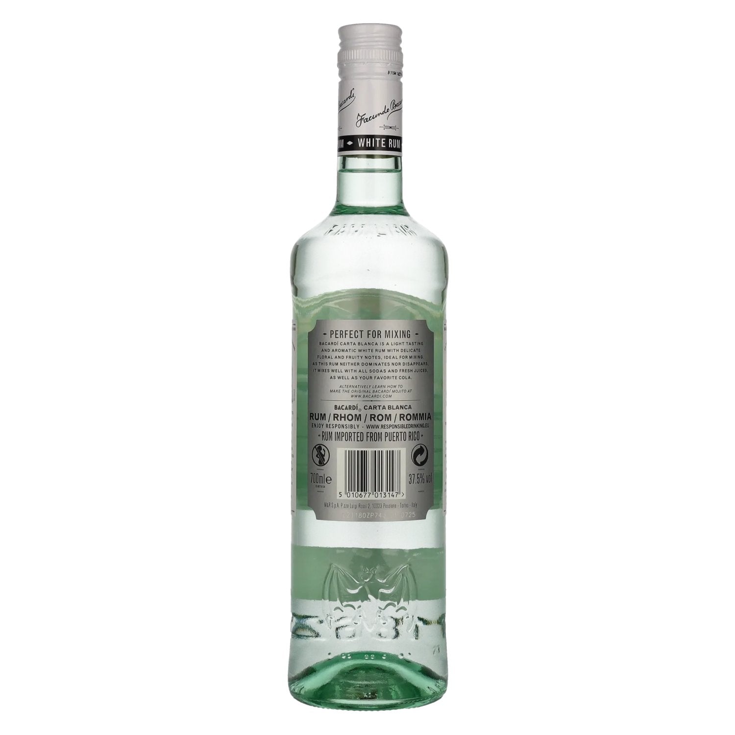 Bacardi Ron Carta Blanca Superior 37,5% Vol. 0,7l