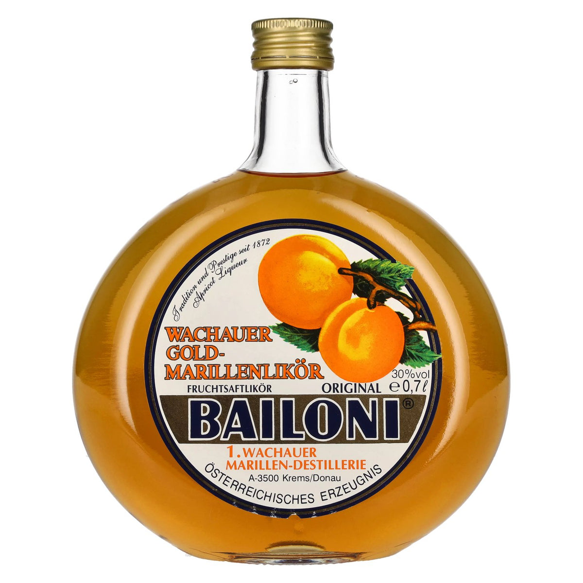 Bailoni Wachau Gold Apricot Liqueur 30% vol. 0.7 l
