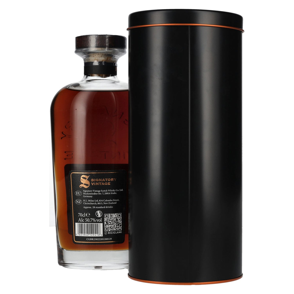 Signatory Vintage Tomintoul 30 Years Old Cask Strength #6 1995 50.7% vol. 0.7l in a tin box