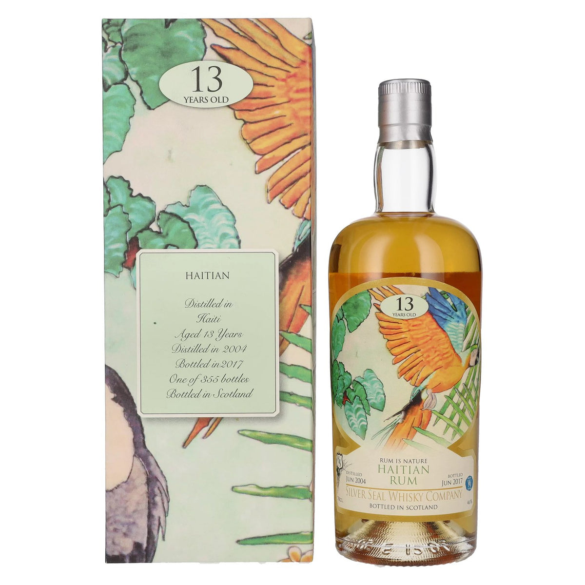 Silver Seal HAITIAN 13-Year-Old Rum 46% vol. 0.7 l in a gift box