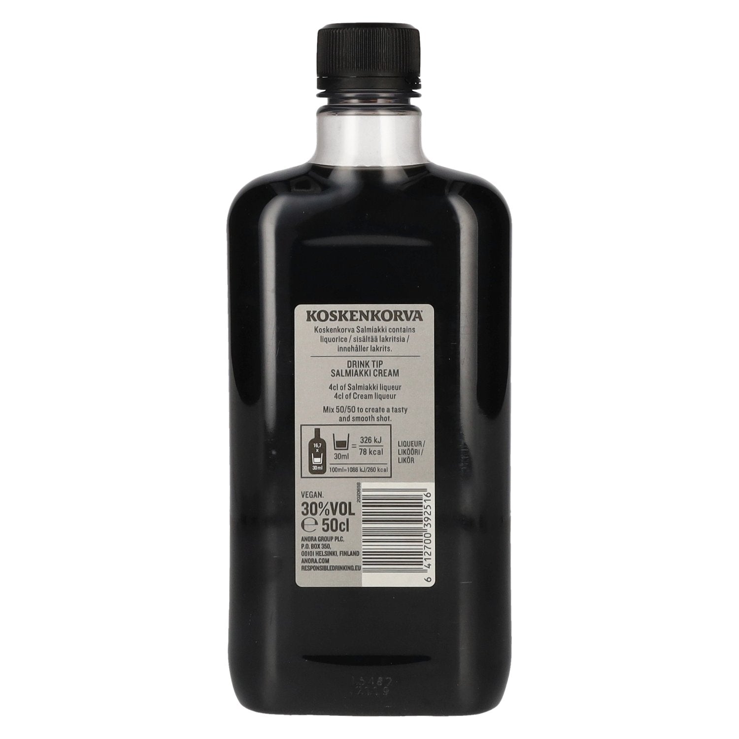 Koskenkorva SALMIAKKI SALTY Liquorice 30% Vol. 0,5l PET