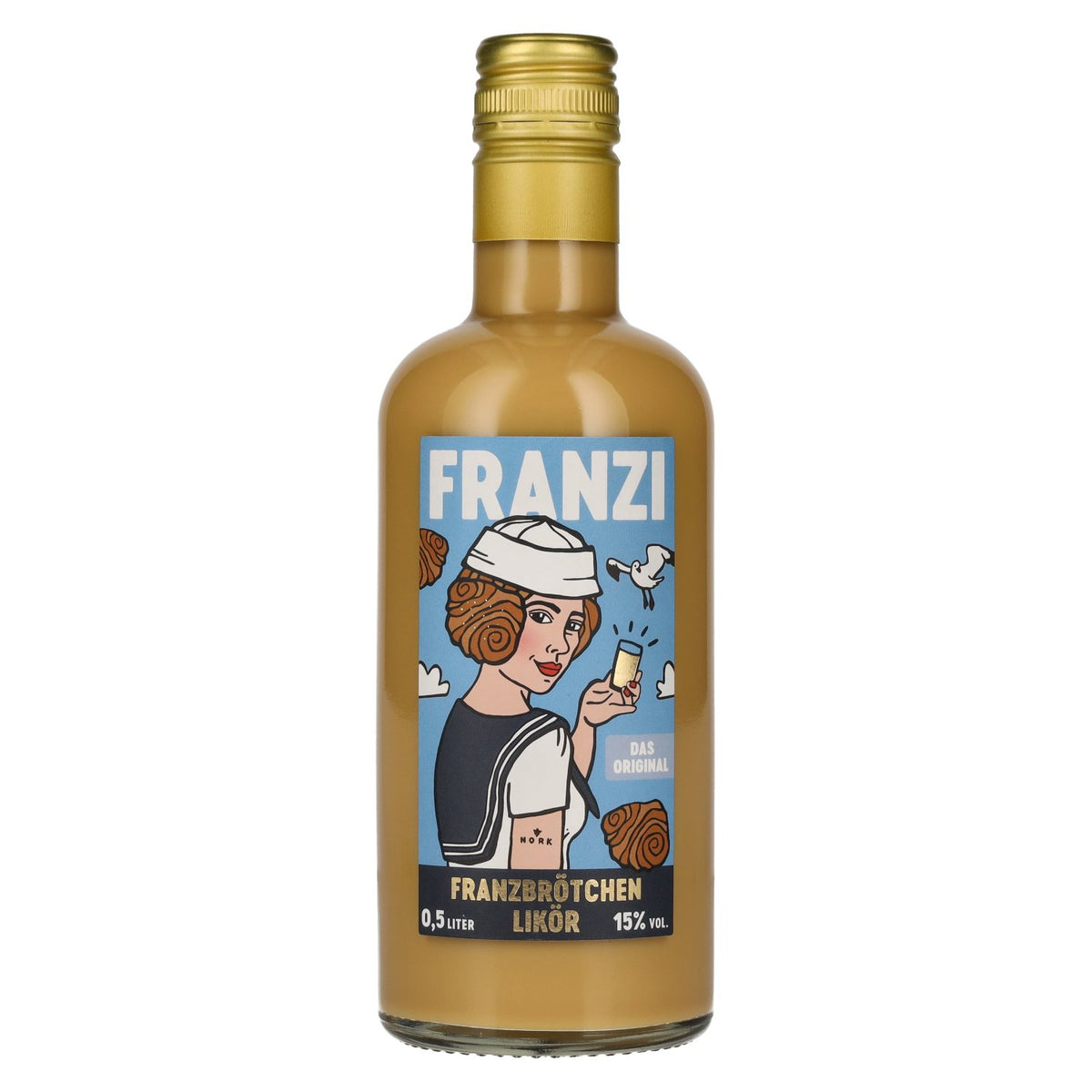 Franzi Franzbrötchen Liqueur 15% ABV 0.5l