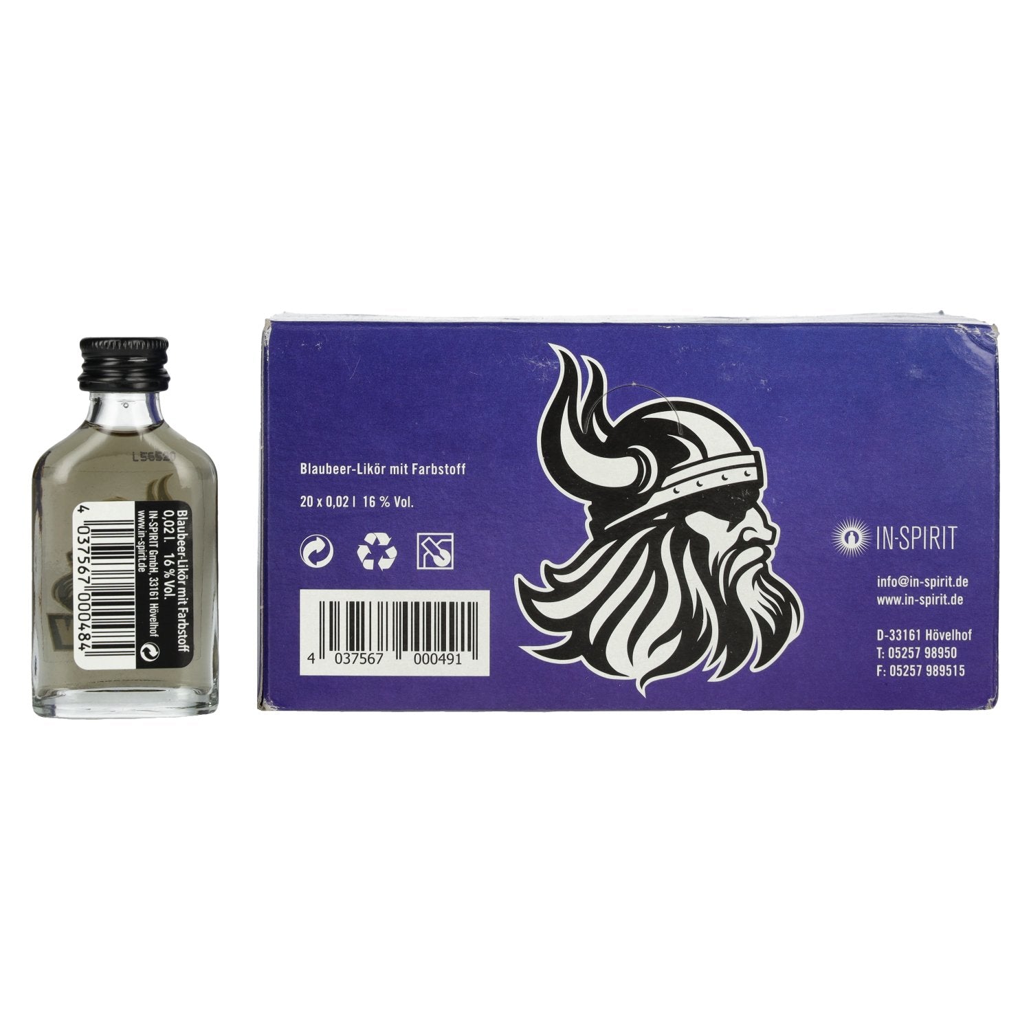 Saufen Liqueur Myrtille 16% Vol. 20x0,02l
