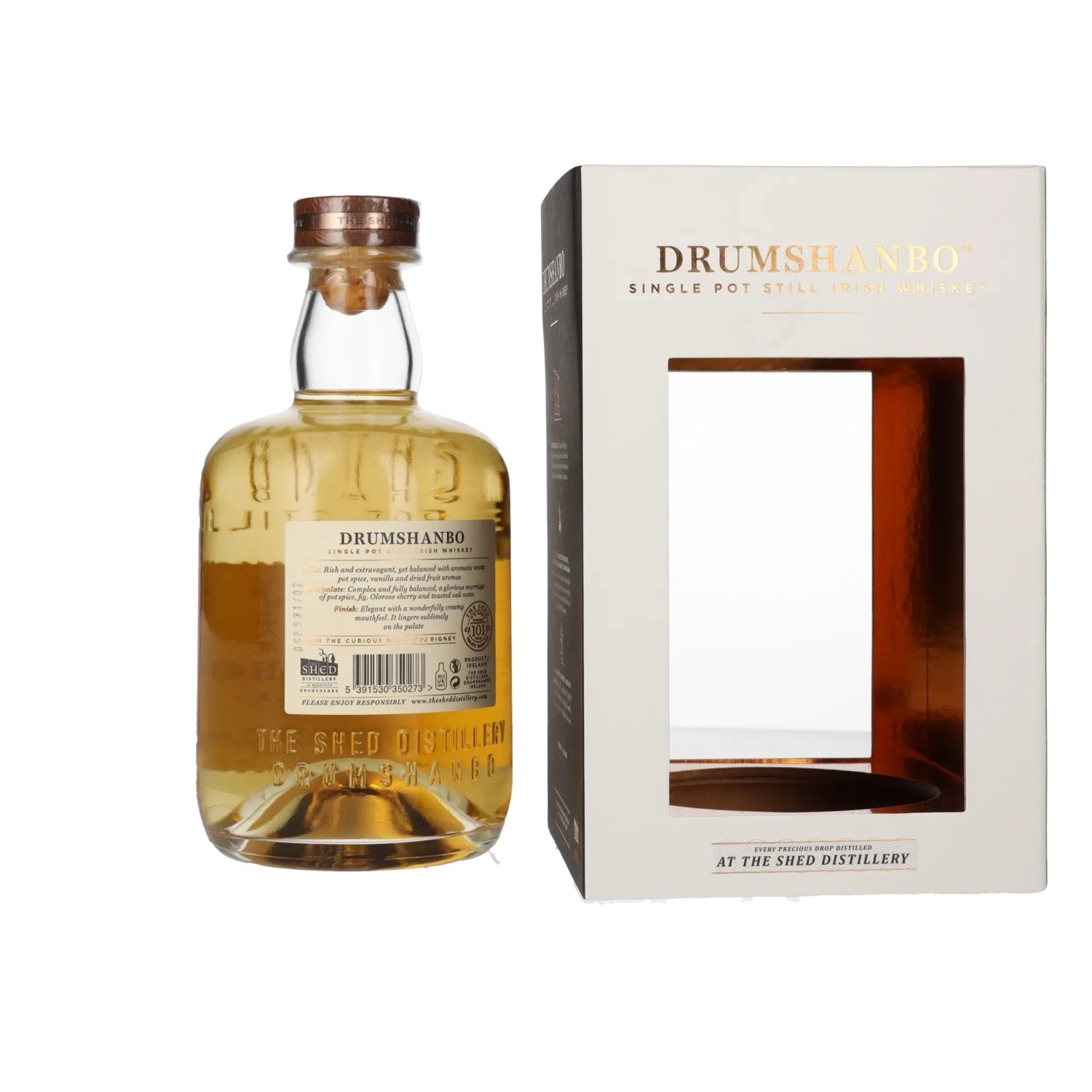 Drumshanbo Single Pot Still Irish Whiskey 43% Vol. 0,7l in gift box