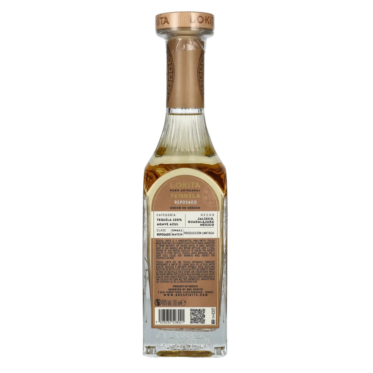 Lokita Tequila Reposado 100% Agave Azul 40% vol. 0.7 l