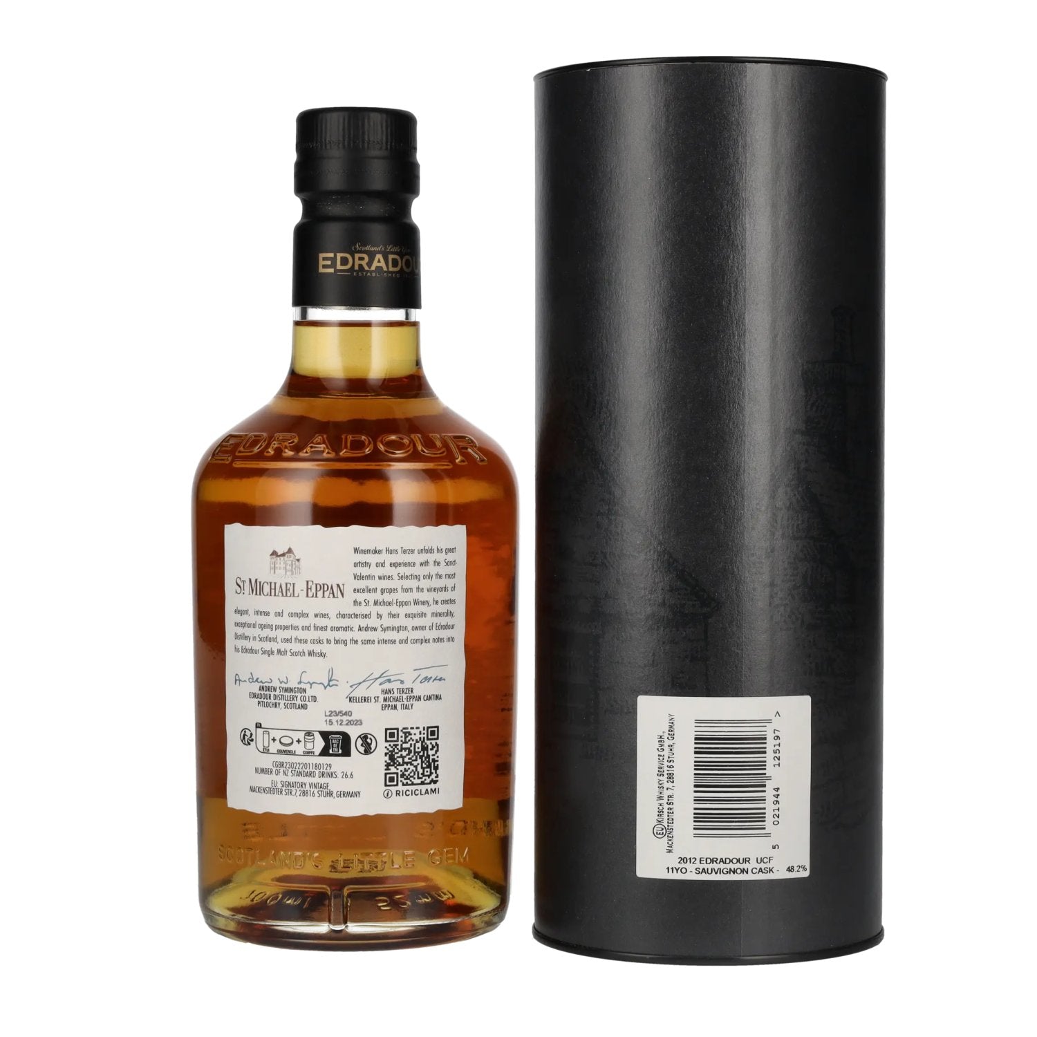 Edradour 11 Years Old ST. MICHAEL-EPPAN Sauvignon Cask #1001 2012 48,2% Vol. 0,7l in Geschenkbox