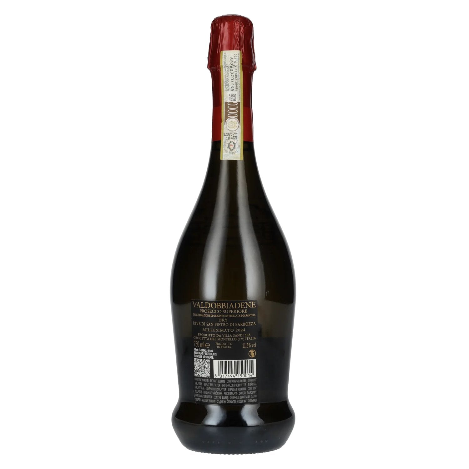 Villa Sandi Rive di San Pietro Valdobbiadene Prosecco Superiore Millesimato DOCG 2024 11,5% vol. 0,75l