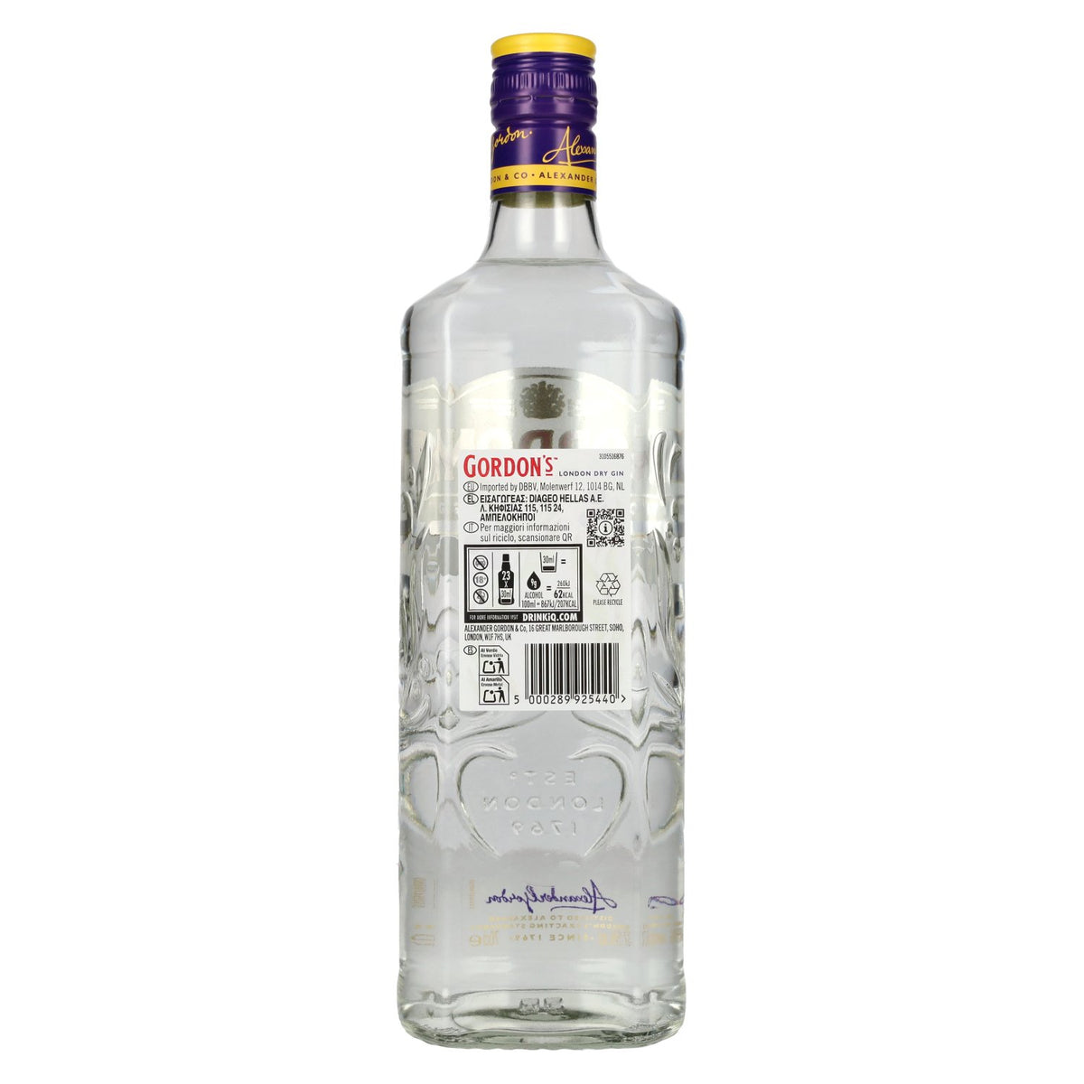 Gordon's London Dry Gin 37,5 % vol. 0,7 l