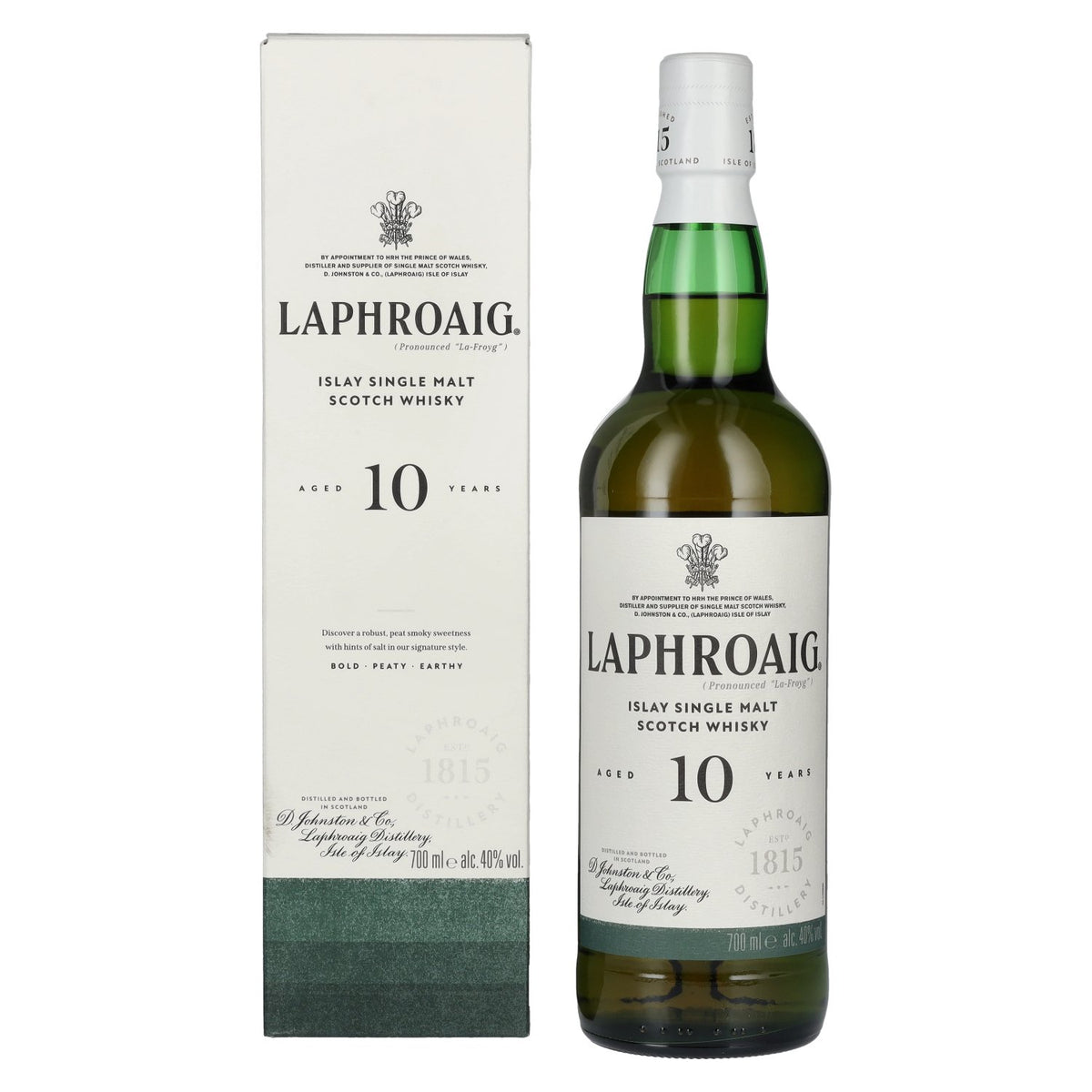 Laphroaig 10 Years Old 40% vol. 0.7 l in a gift box