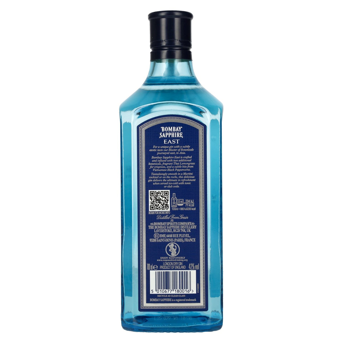 Bombay SAPPHIRE EAST Distilled London Dry Gin 42% vol. 0,7 l