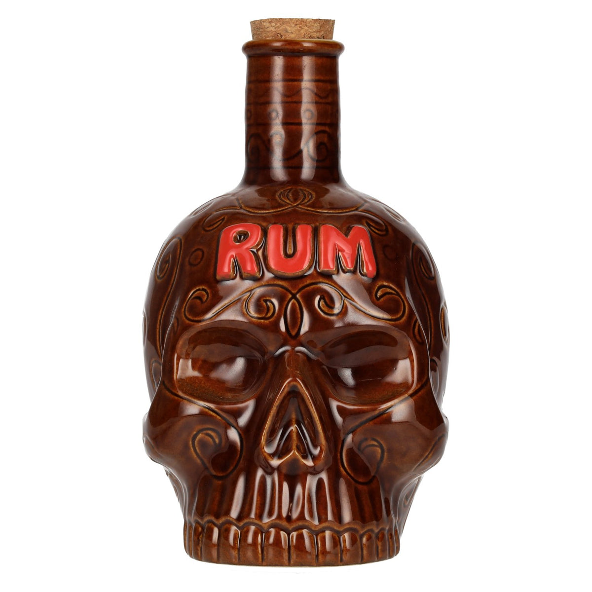 Bouteille Tiki « Crâne en céramique » 0,85 l
