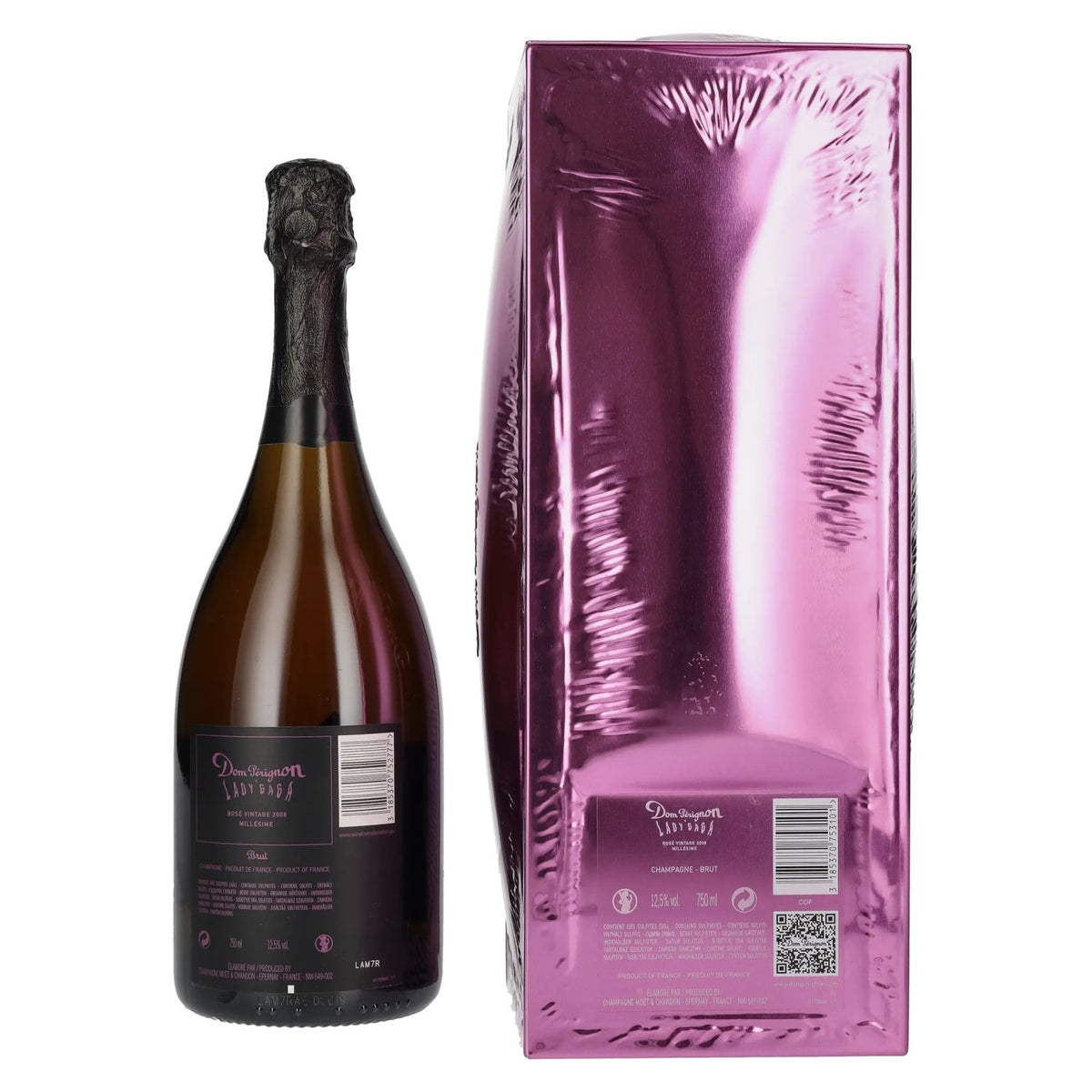 Dom Pérignon Champagne LADY GAGA Rosé Vintage 2008 12,5% Vol. 0,75l in Tinbox