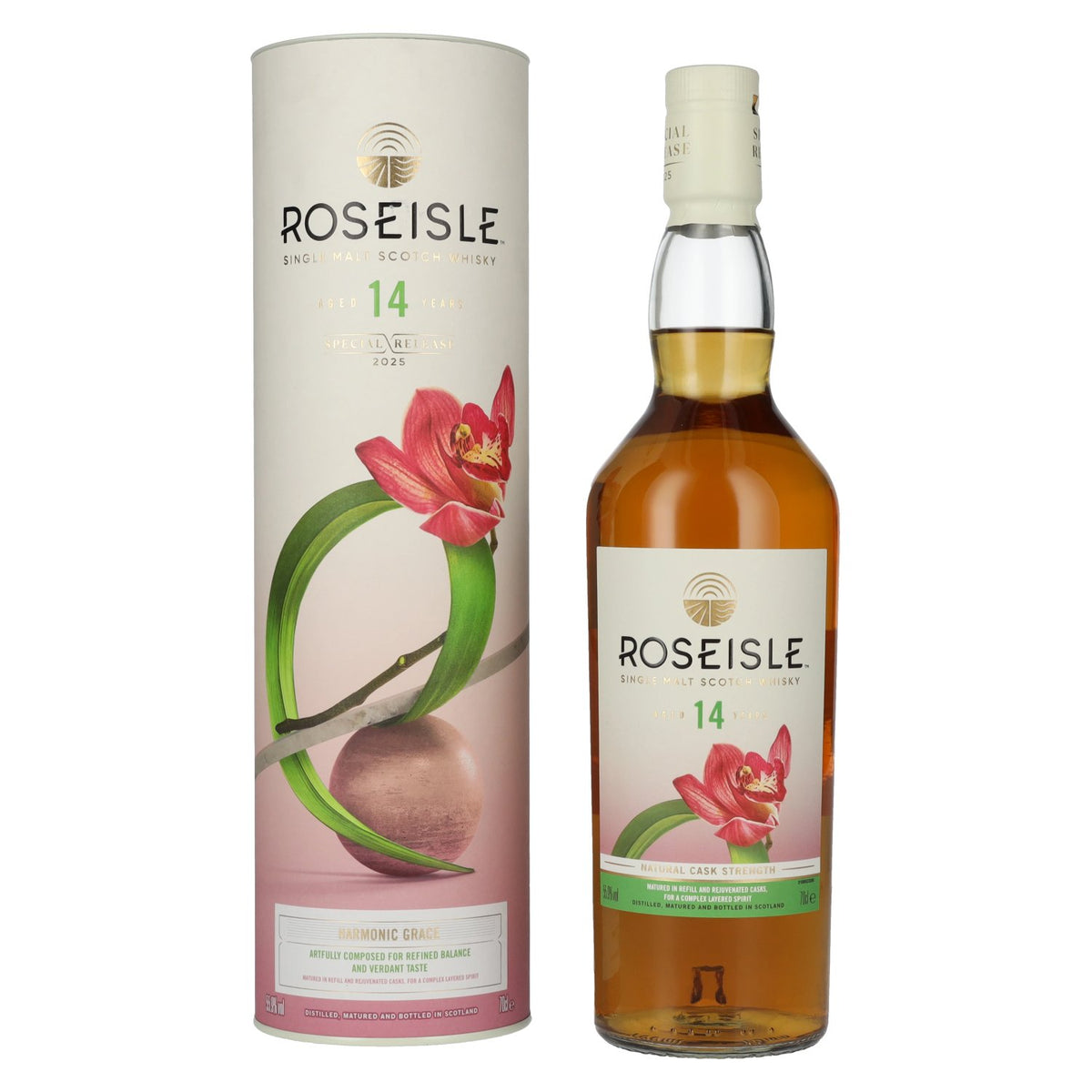 Roseisle 14 Years Old HARMONIC GRACE Single Malt Special Release 2025 55,9% Vol. 0,7l in Geschenkbox