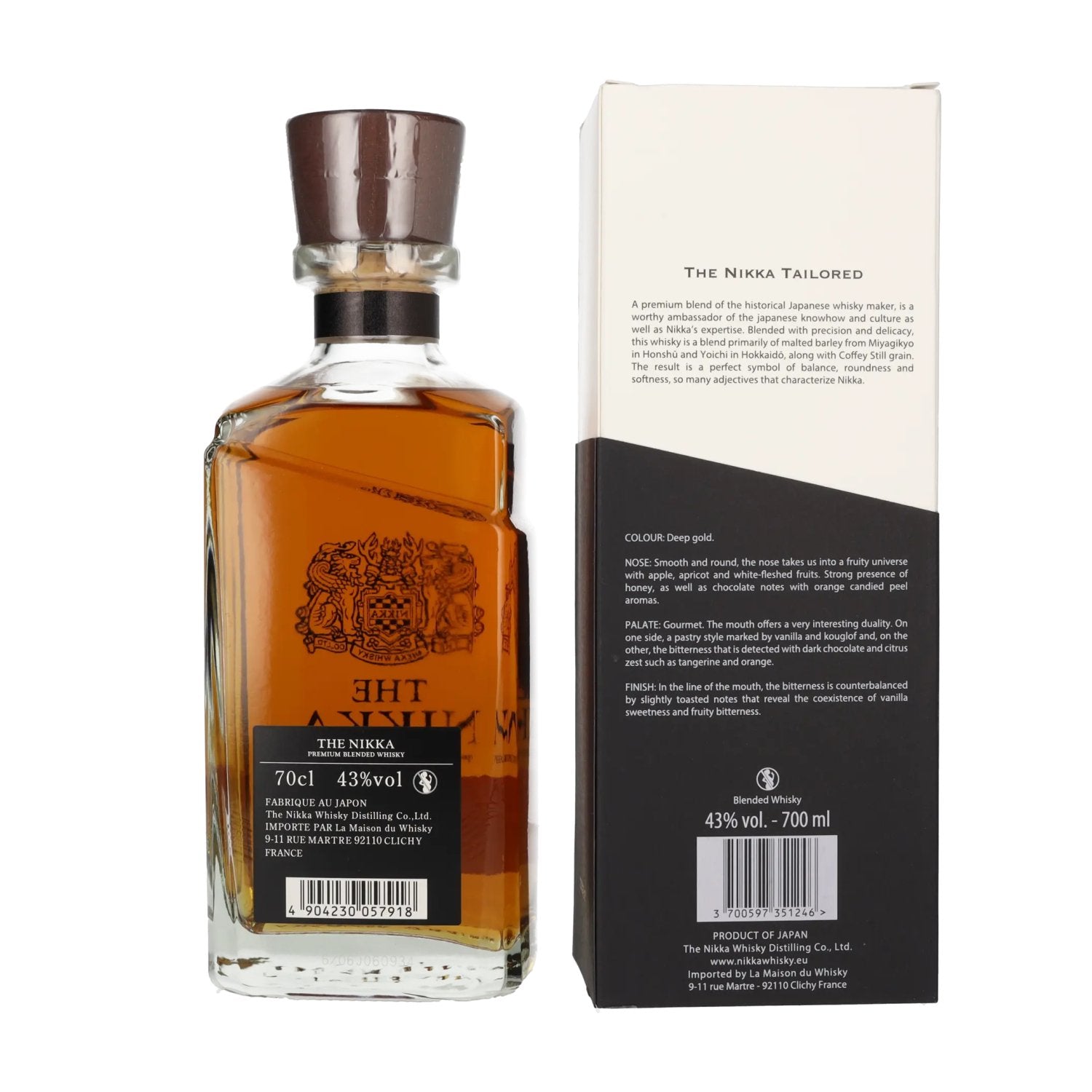 Nikka THE NIKKA Tailored Premium Blended Whisky 43% Vol. 0,7l in geschenkverpakking