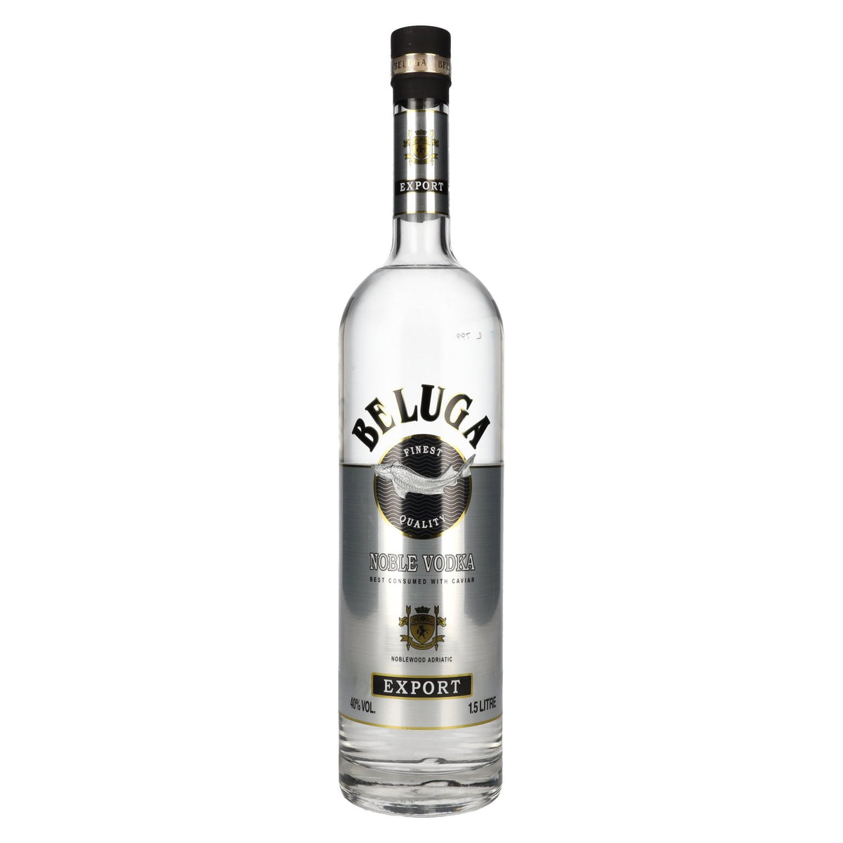 Beluga Noble Vodka EXPORT Montenegro 40 % vol. 1,5 l