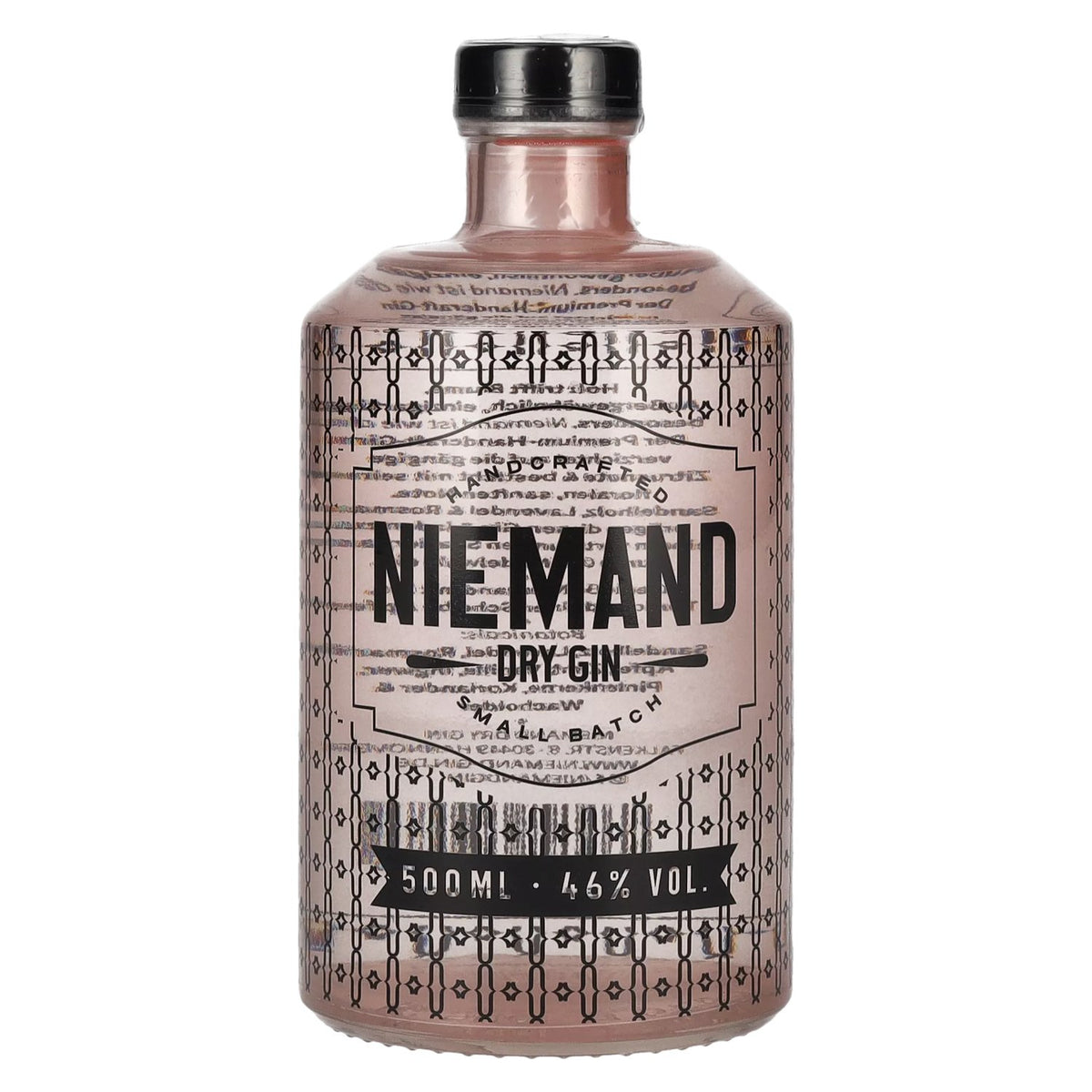 Niemand Dry Gin Small Batch 46 % vol. 0,5 l