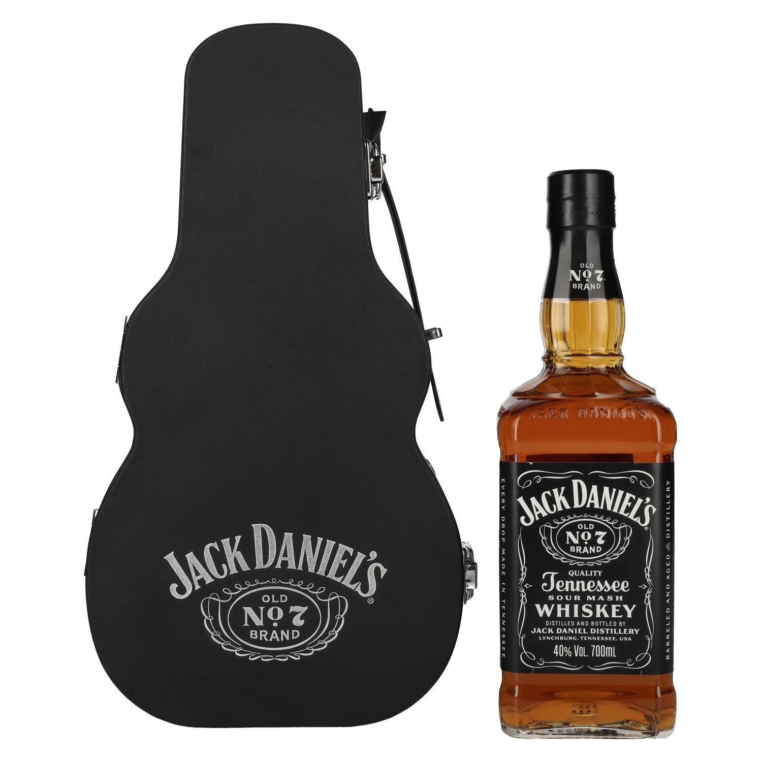 Jack Daniel's Tennessee Whiskey Guitar Case Edition 40% Vol. 0,7l in Geschenkbox