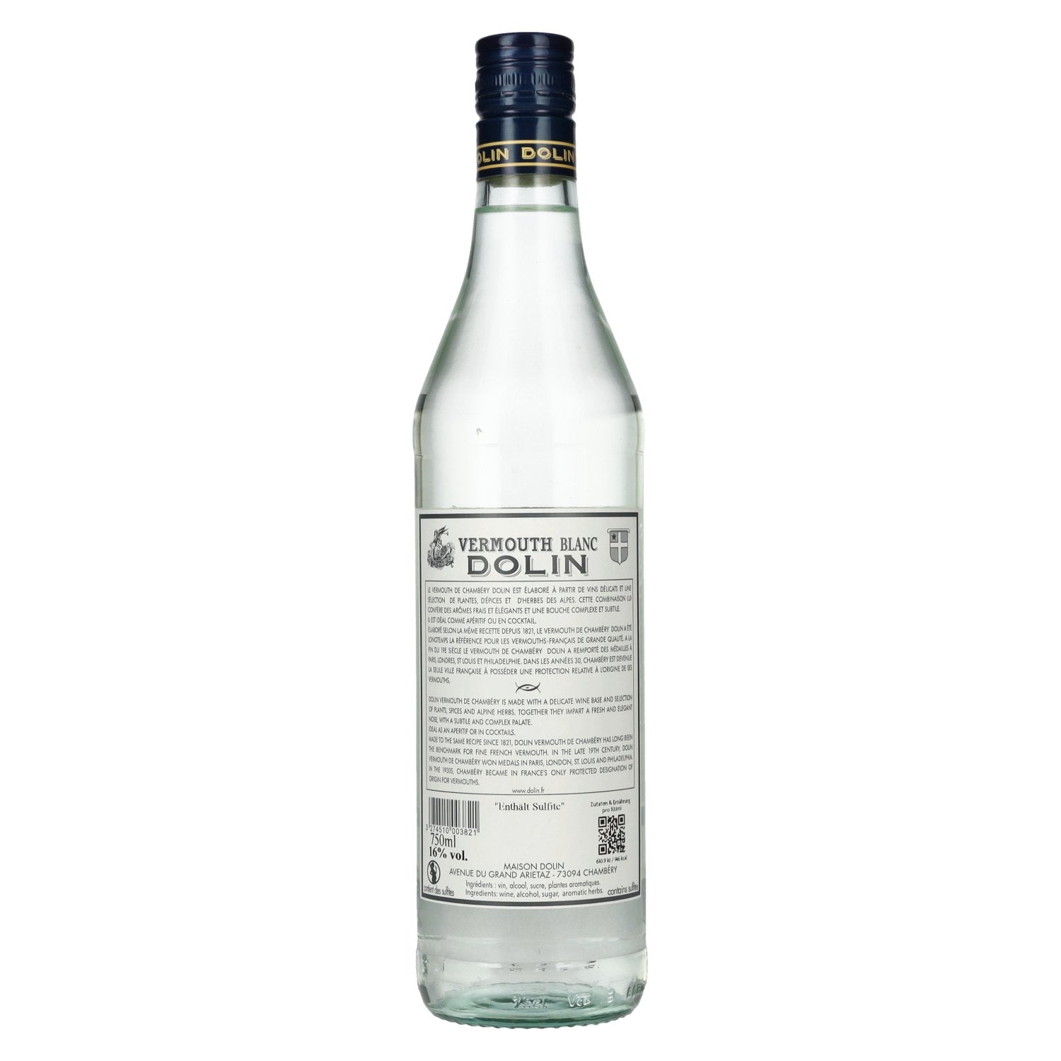 Dolin Vermouth de Chambéry BLANC 16% Vol. 0,75l