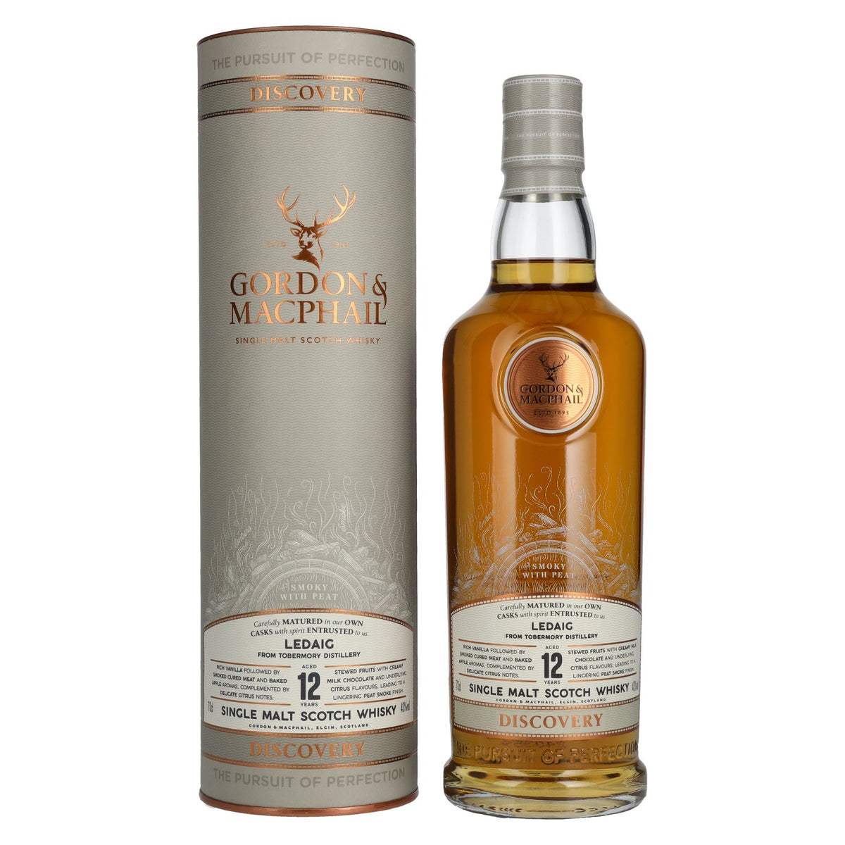 Gordon & MacPhail LEDAIG 12 Years Old DISCOVERY Single Malt Scotch Whisky 43% Vol. 0,7l in Geschenkbox