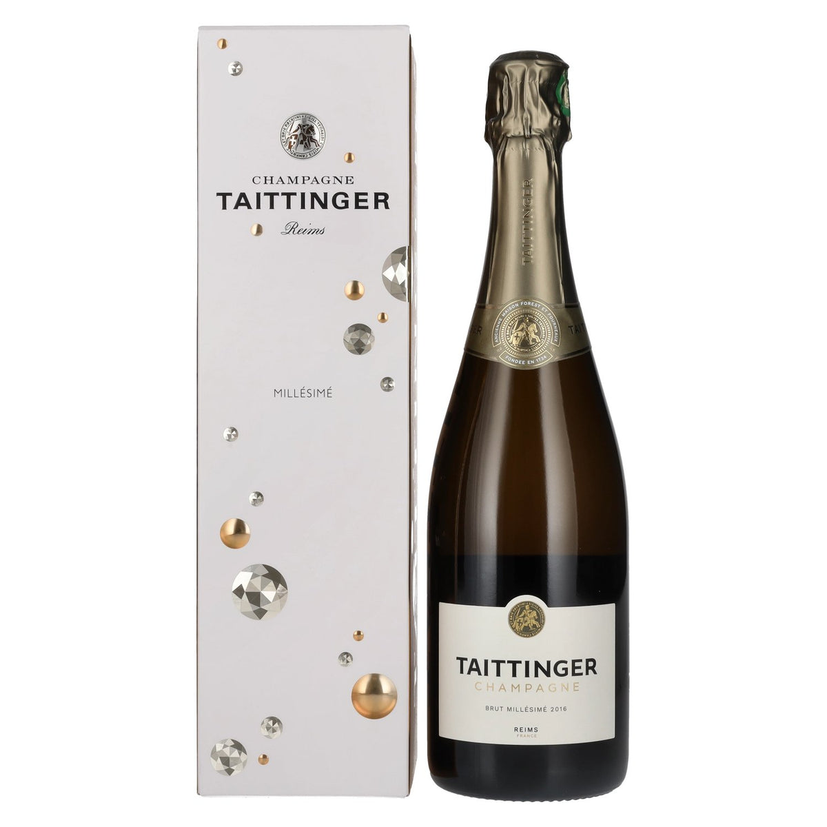 Taittinger Champagne Millésimé Brut 2016 12,5% vol. 0,75 l in geschenkverpakking