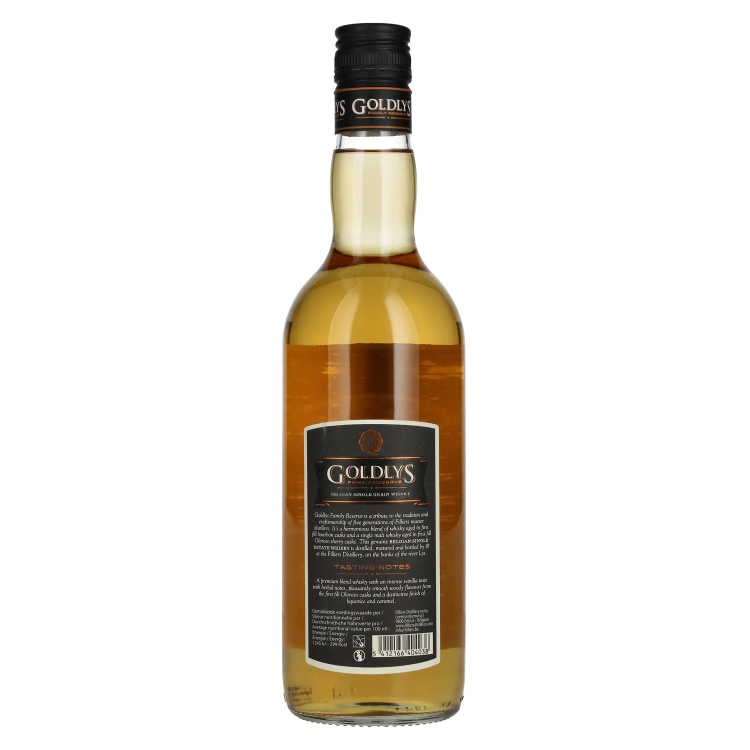Filliers Goldlys Family Reserve Belgische Single Grain Whisky 40% Vol. 0,7l