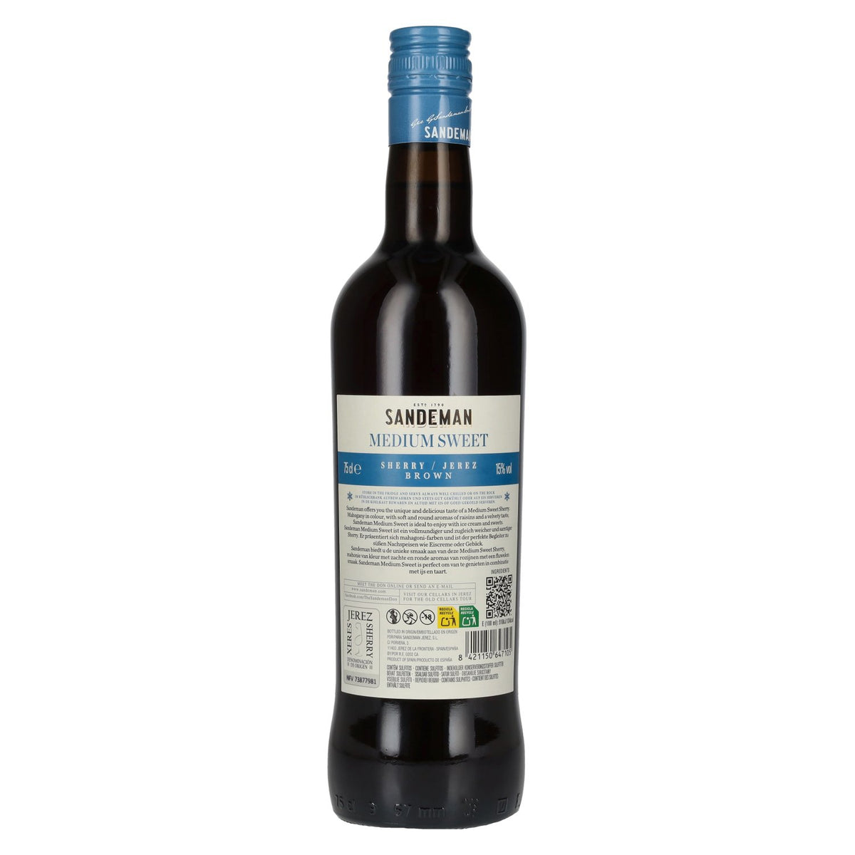Sandeman MEDIUM SWEET Sherry 15% vol. 0.75 l