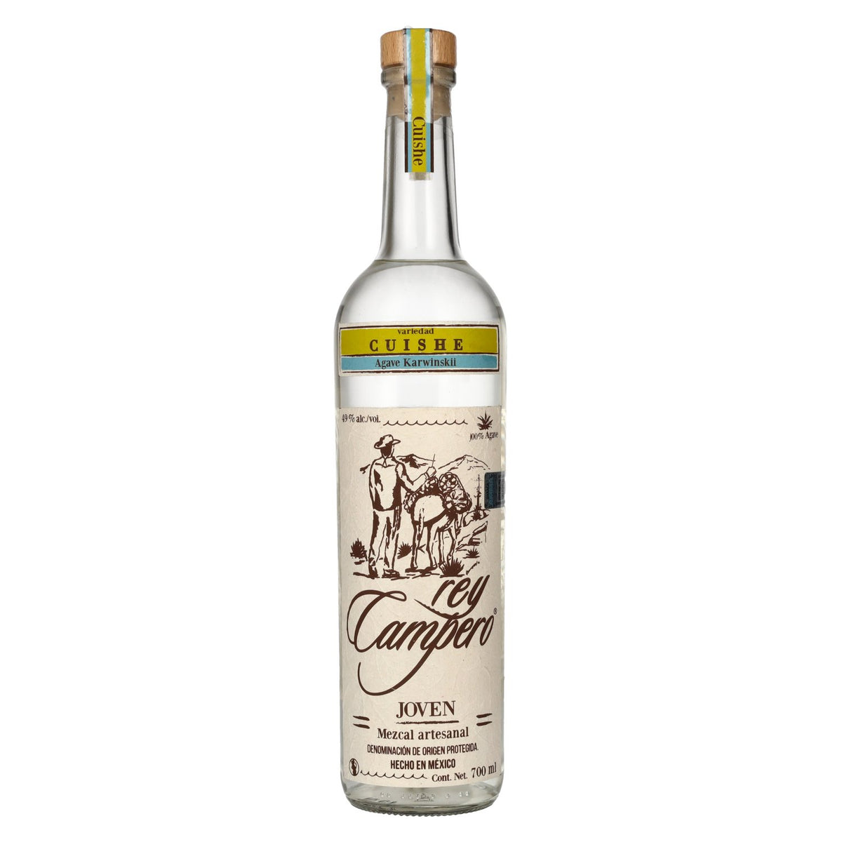 Rey Campero Mezcal CUISHE 49% vol. 0.7 l
