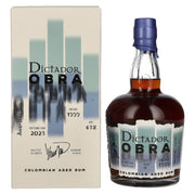 Dictador OBRA VINTAGE 24 Jaar Oude AMERIKAANSE OAK CASK Rum 1999 43% Vol. 0,7l in geschenkverpakking