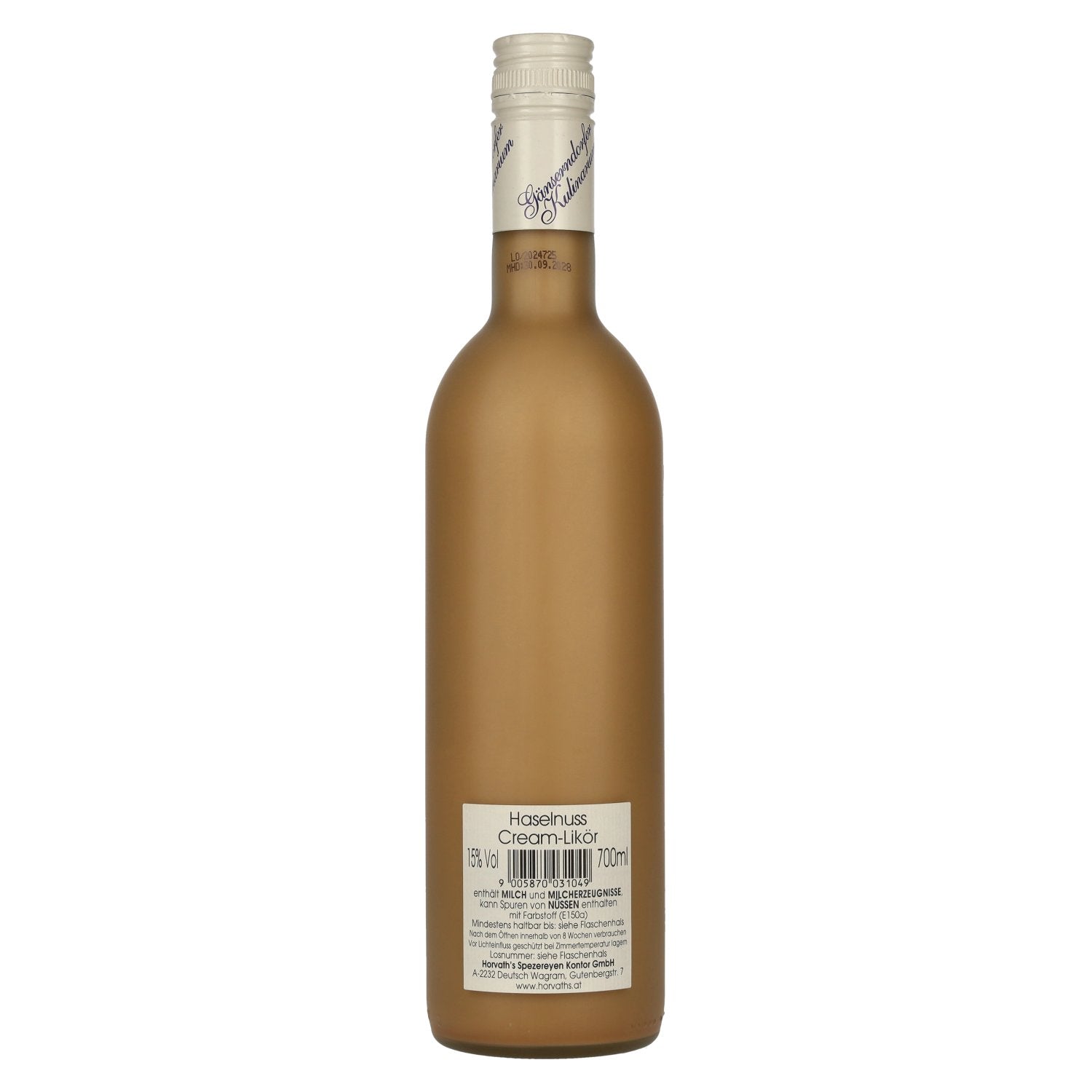 Gänserndorfer Kulinarium hazelnut cream liqueur 15% vol. 0.7l