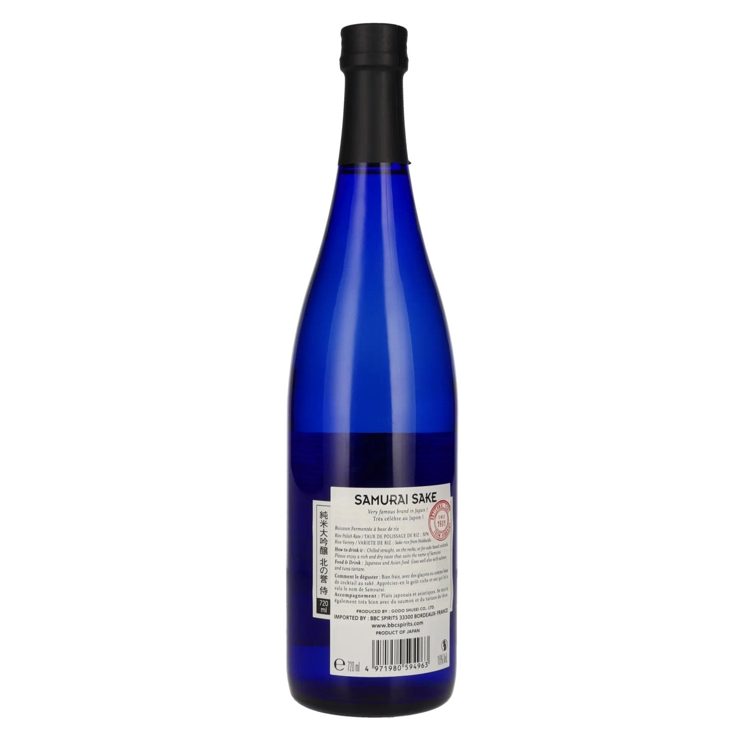 Samurai Junmaidaiginjo Sake 16% Vol. 0,72l