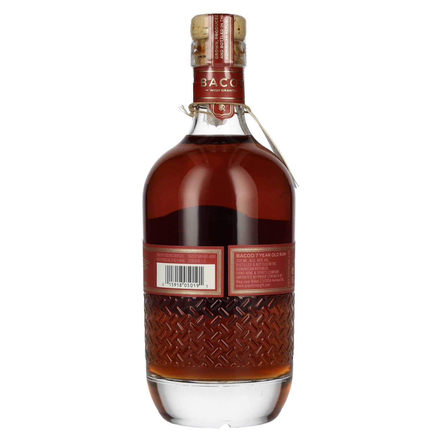 Bacoo 7 Years Old Rum 40% Vol. 0,7l