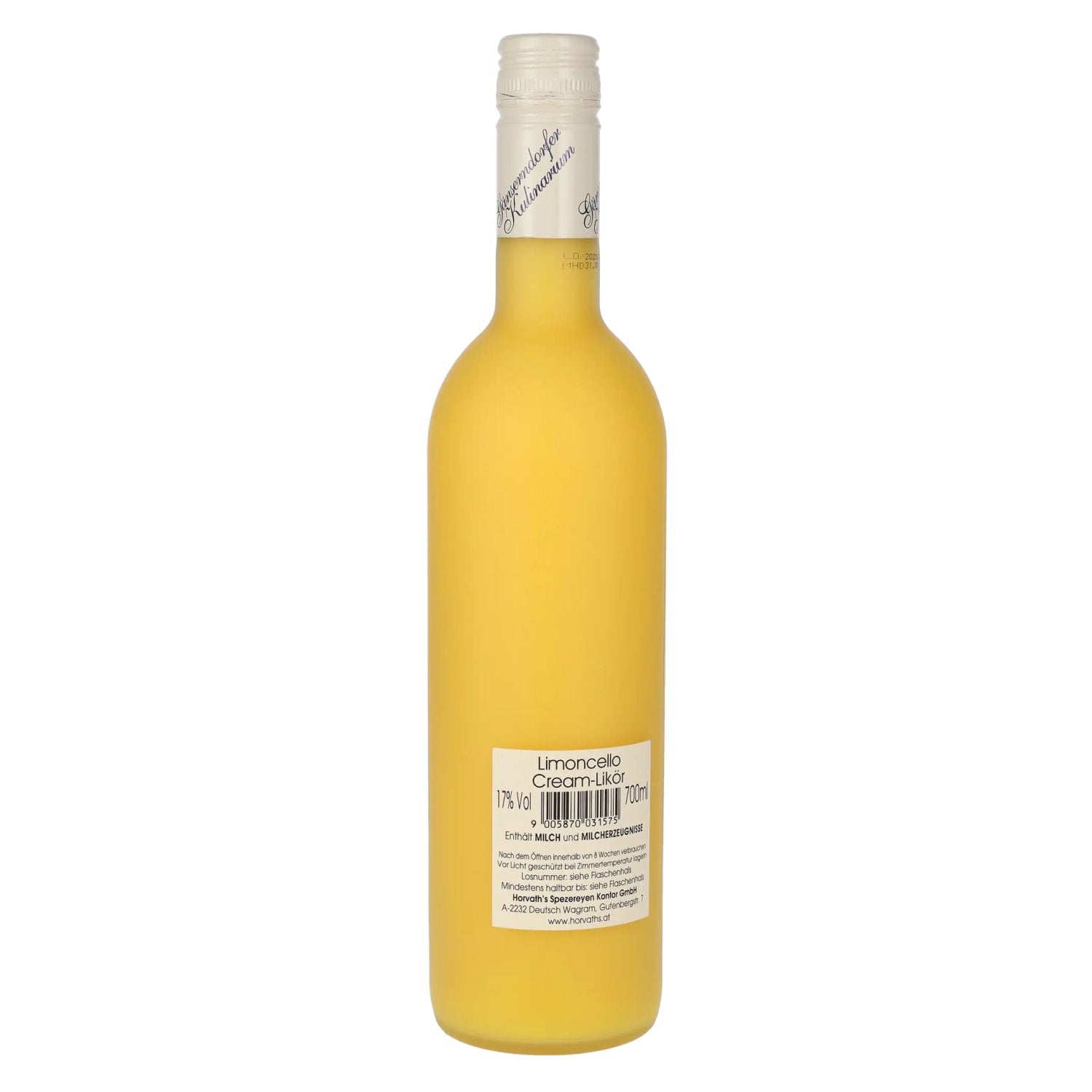 Gänserndorfer Kulinarium Limoncello-Cream Likör 17% Vol. 0,7l