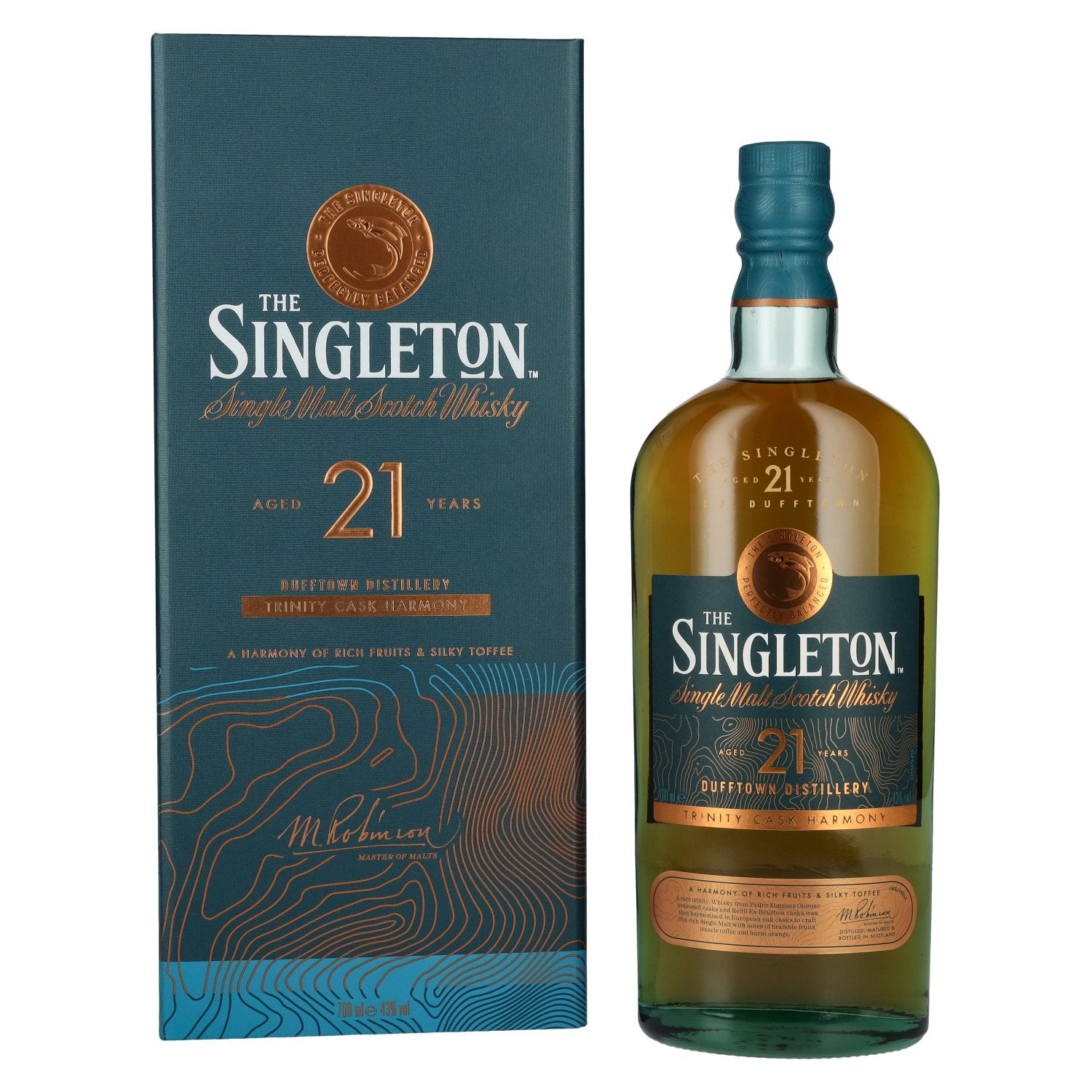 The Singleton Dufftown 21 Years Old TRINITY CASK HARMONY 43% Vol. 0,7l in Geschenkbox