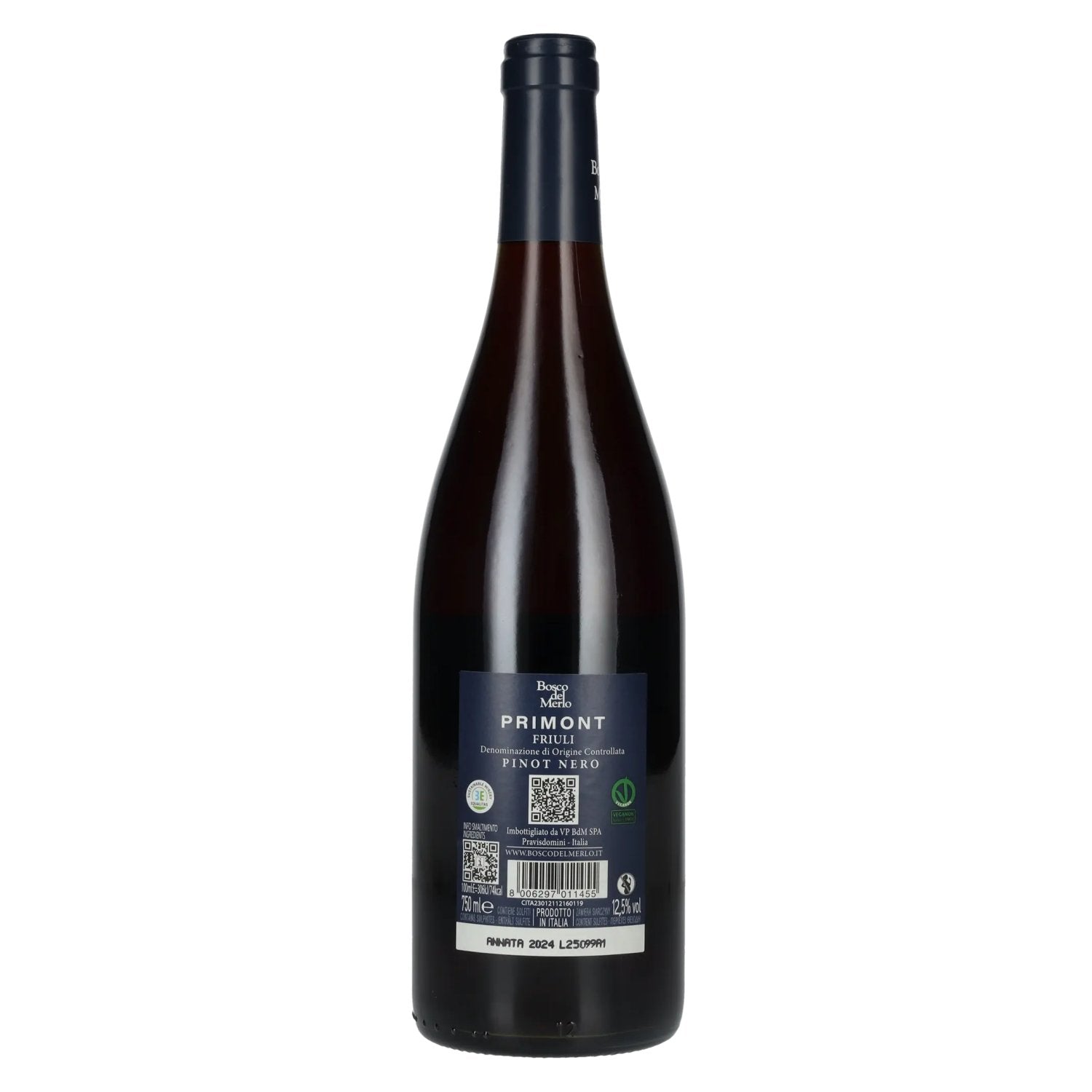 Bosco del Merlo PRIMONT Pinot Nero Friuli DOC 2024 12,5% Vol. 0,75l