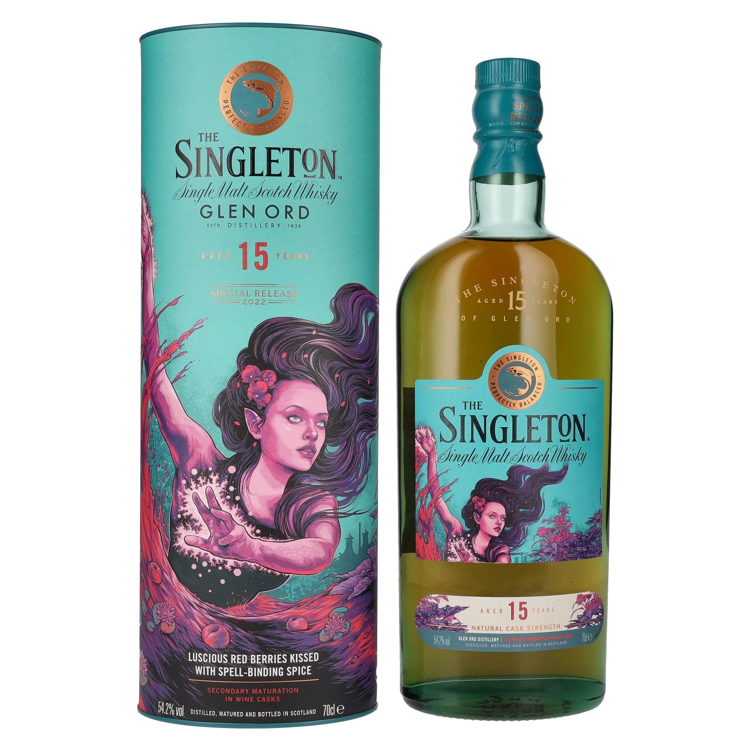 The Singleton GLEN ORD 15 Years Old Single Malt Diageo Special Release 2022 54,2% Vol. 0,7l in geschenkverpakking