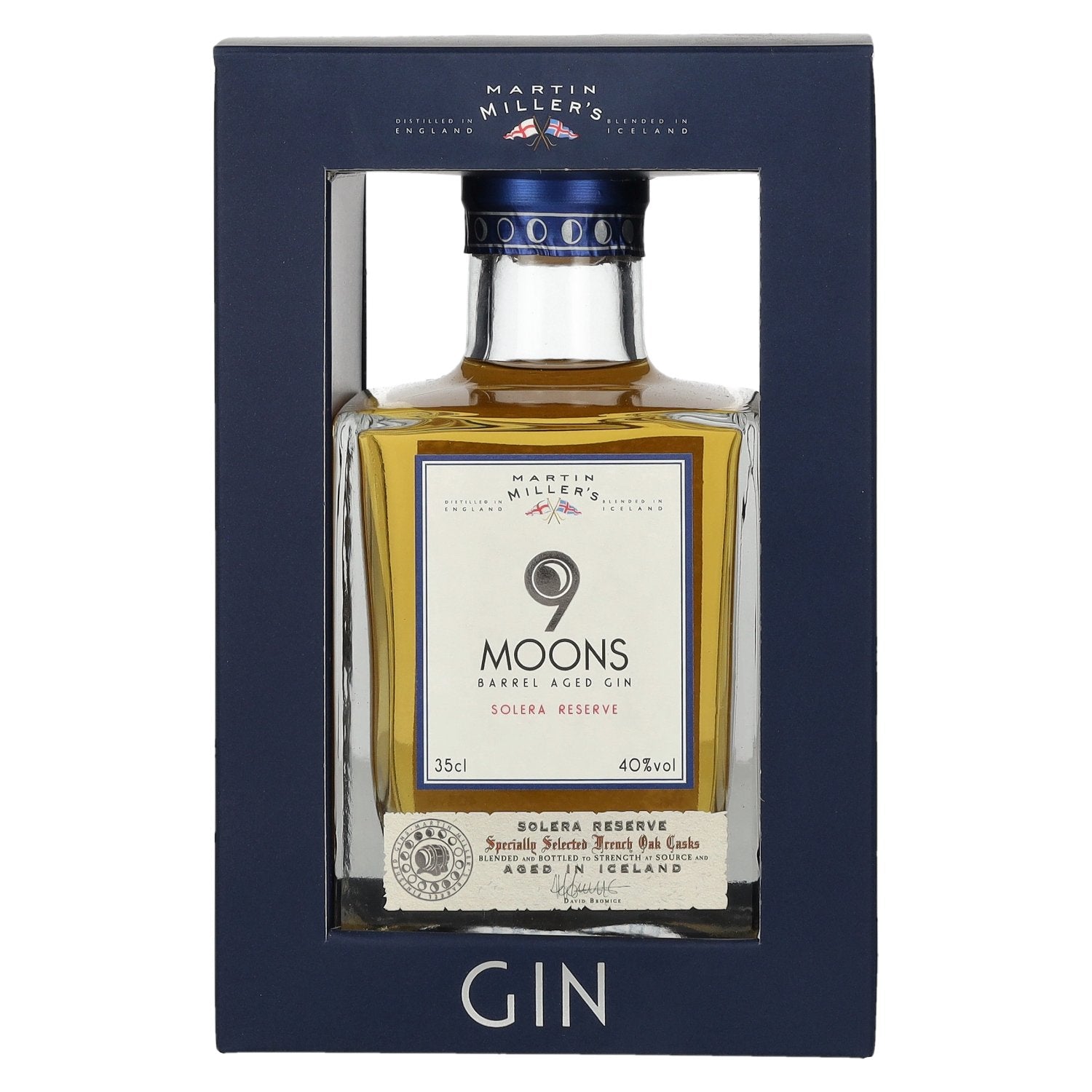 Martin Miller's 9 Moons Solera Reserve Barrel Aged Gin 40% Vol. 0,35l in Geschenkbox