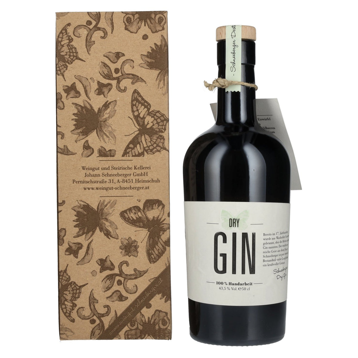 Schneeberger Dry Gin 43,5% Vol. 0,5l in Geschenkbox