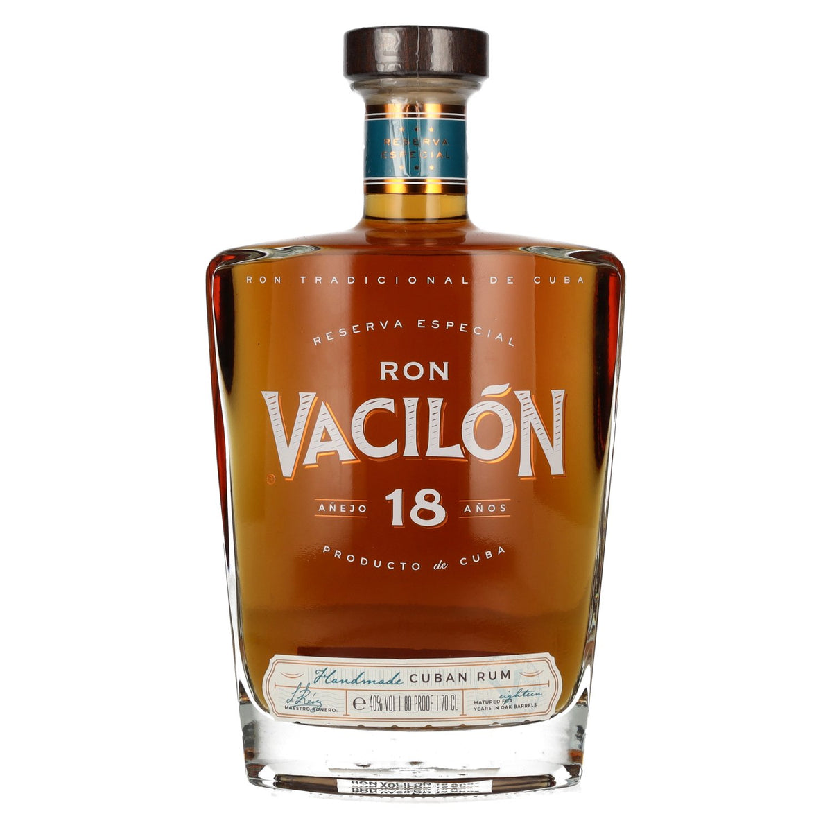 Ron Vacilón RESERVA ESPECIAL 18-Year-Old Rum 40% vol. 0.7 l