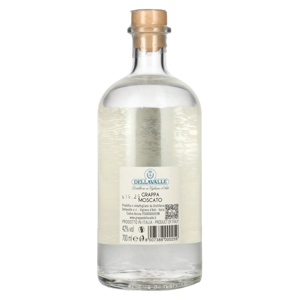 Dellavalle GRAPPA MOSCATO 42% vol. 0,7 l