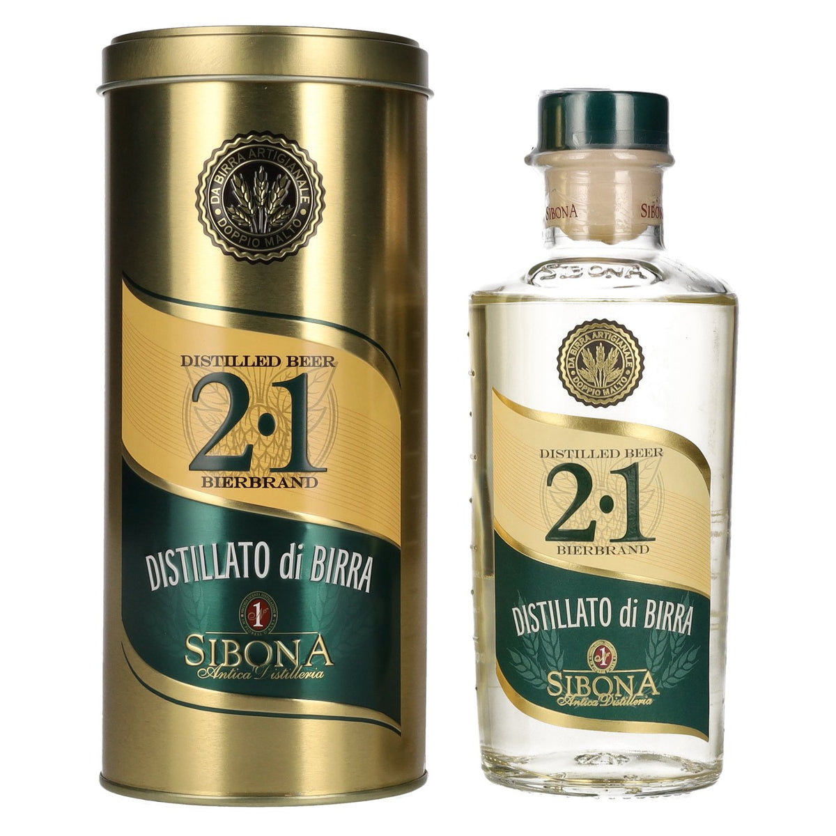 Sibona Distillato di Birra 2.1 Beer Brandy 38% ABV 0.5l