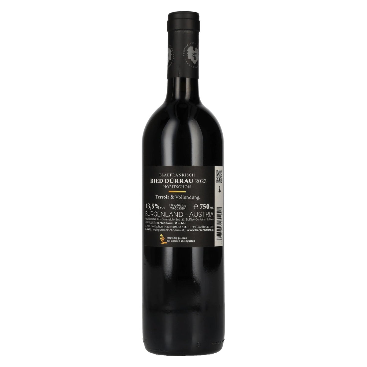 Kerschbaum Blaufränkisch Ried Dürrau 2023 13.5% ABV 0.75l