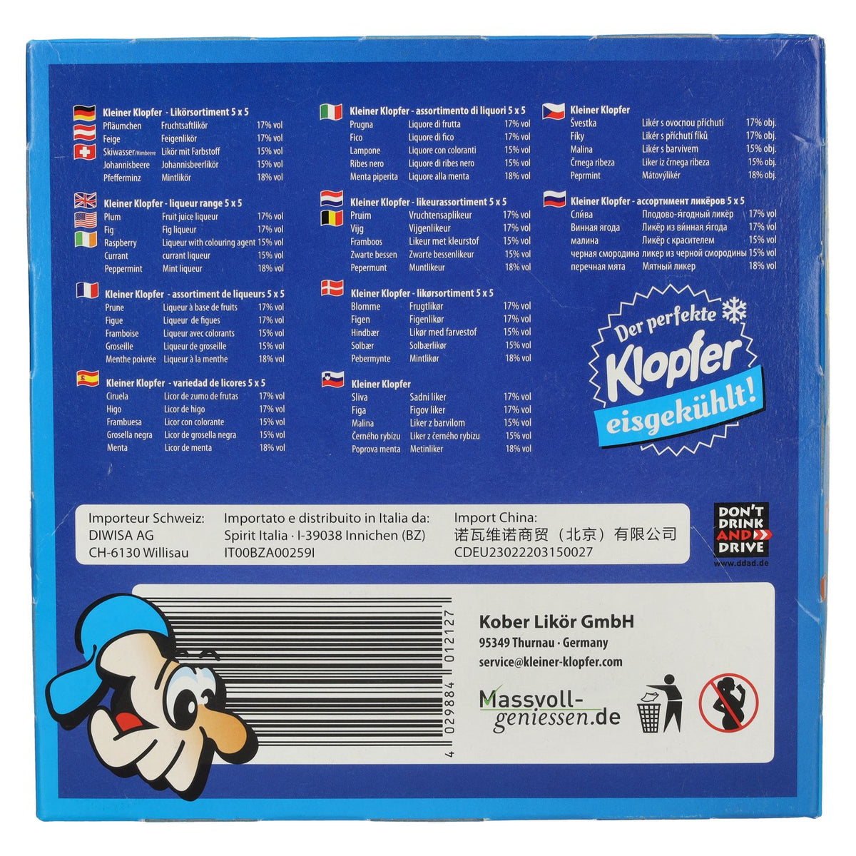 Kleiner Klopfer Après-ski Mix 16,4% vol. 25 x 0,02 l