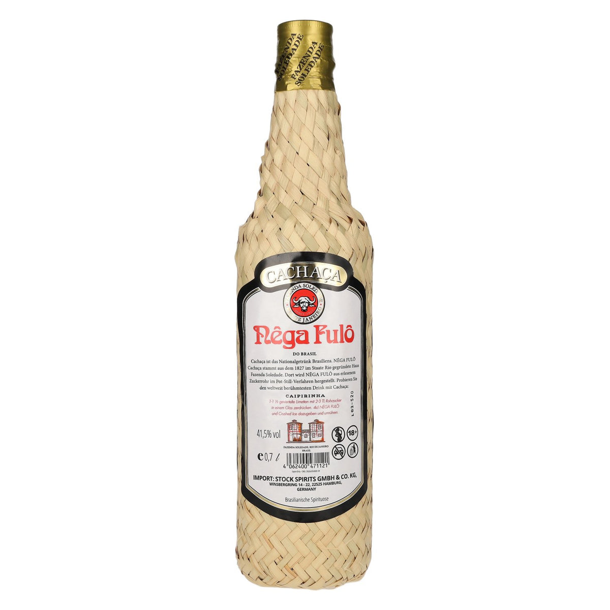 Nêga Fulô Cachaça uit Brazilië 41,5% vol. 0,7 l