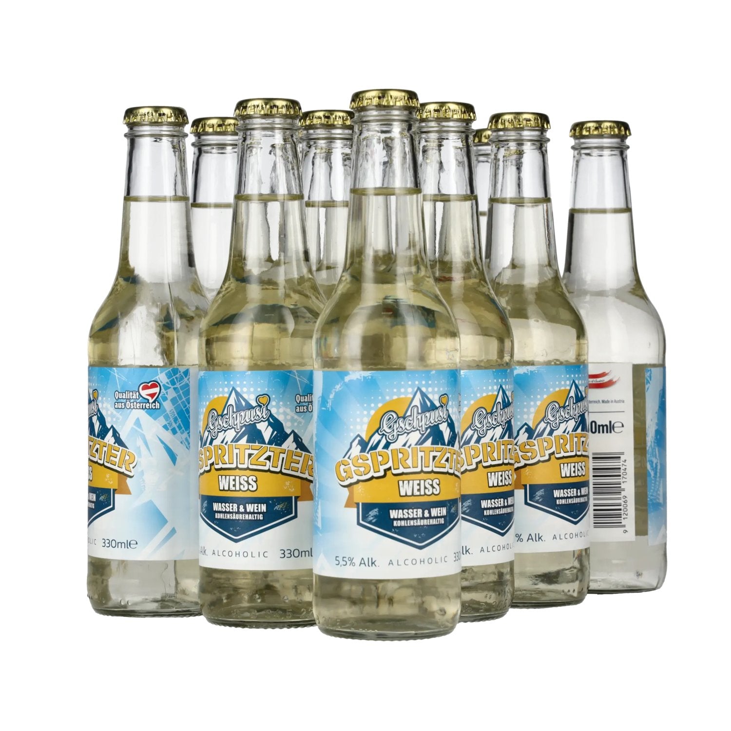Gschpusi gspritzter weiss 5,5% Vol. 12x0,33l