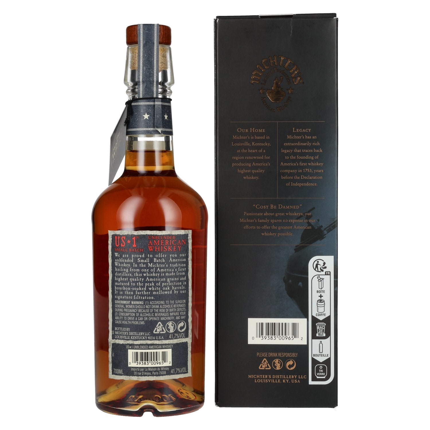 Michter's US*1 Small Batch Unblended American Whiskey 41,7% Vol. 0,7l in Geschenkbox