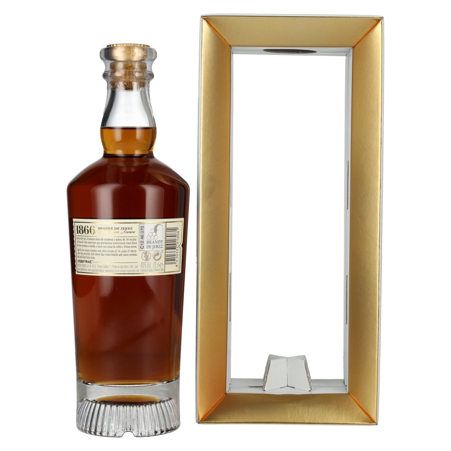 1866 Brandy Solera Gran Reserva 40% vol. 0,7l en boîte cadeau